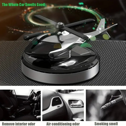 Car and Room Ambient Fragrance - Helicopter Design Fragrance Diffuser - Solar Energy Product