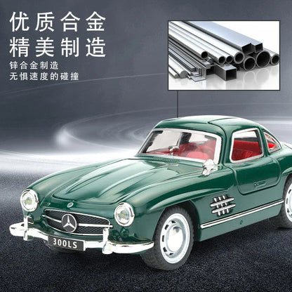 1/32 Scale High Quality Metal Model Car - Sound and Light Collectible Luxury Model 