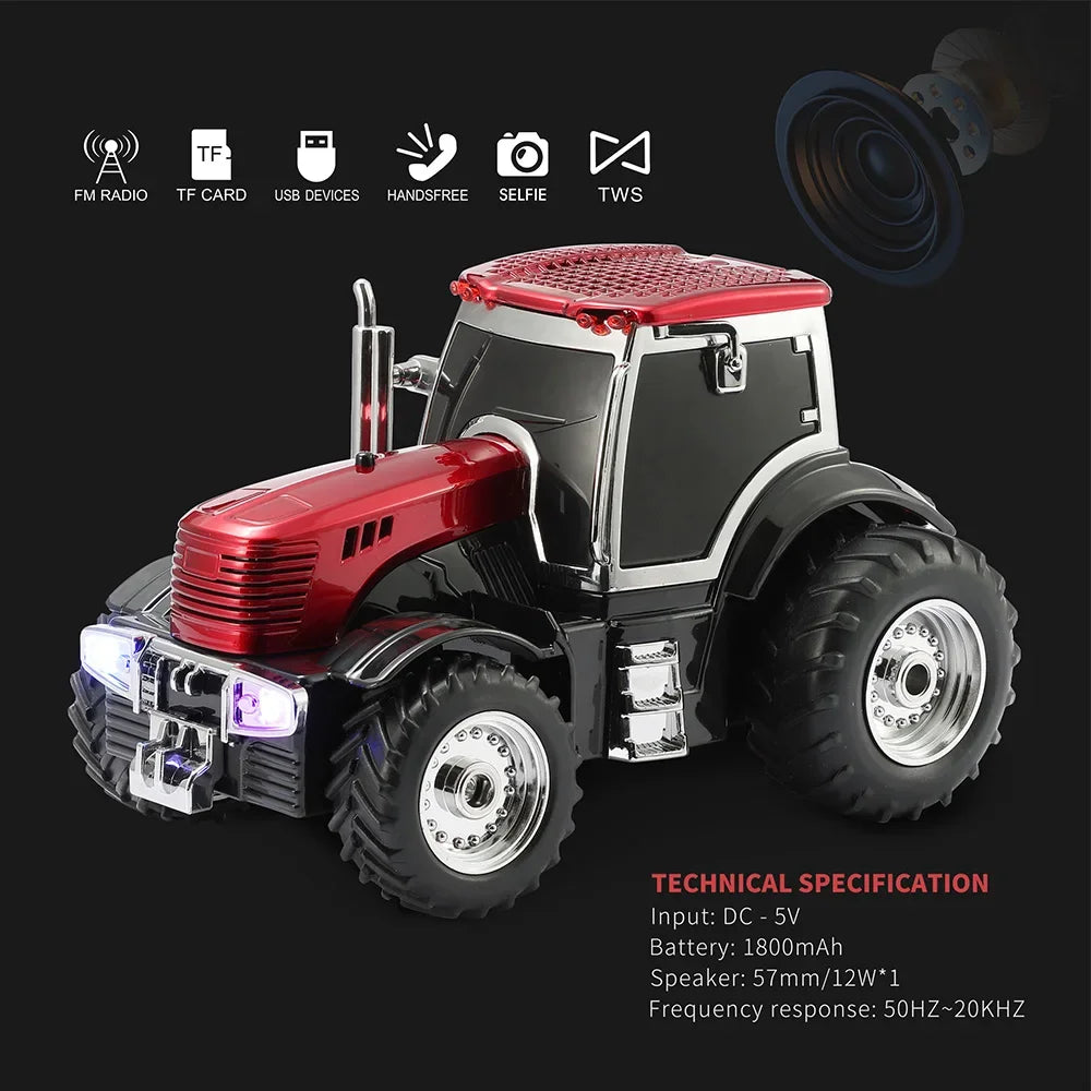 Tractor Design Wireless Car-Home Aparl -Bluetooth Featured High Eco Power-Internet Connected and Radio Featured