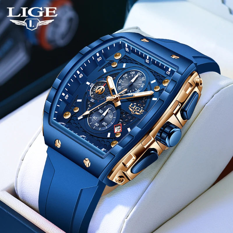 50 Meters Pressure Resistant Waterproof Sports Model Luxury Men's Watch