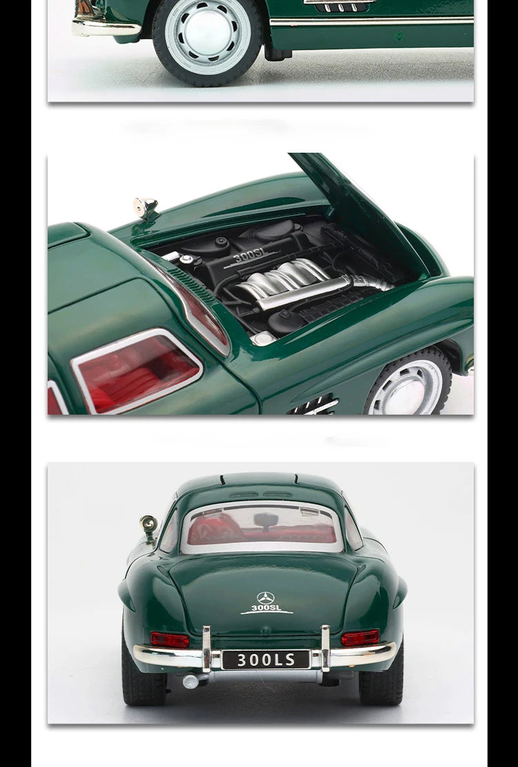 1/32 Scale High Quality Metal Model Car - Sound and Light Collectible Luxury Model 