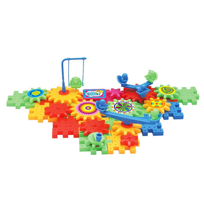 81 Piece Electric Educational 3D Block Puzzle Set Made of Safe Material