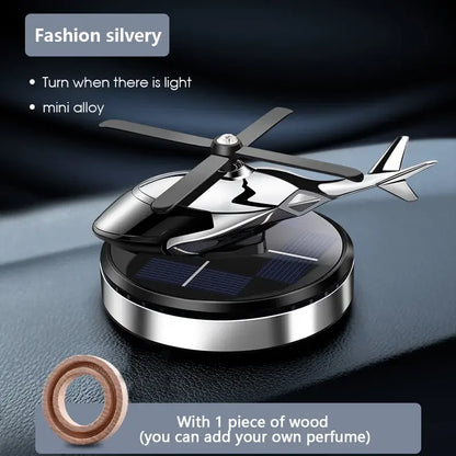 Car and Room Ambient Fragrance - Helicopter Design Fragrance Diffuser - Solar Energy Product