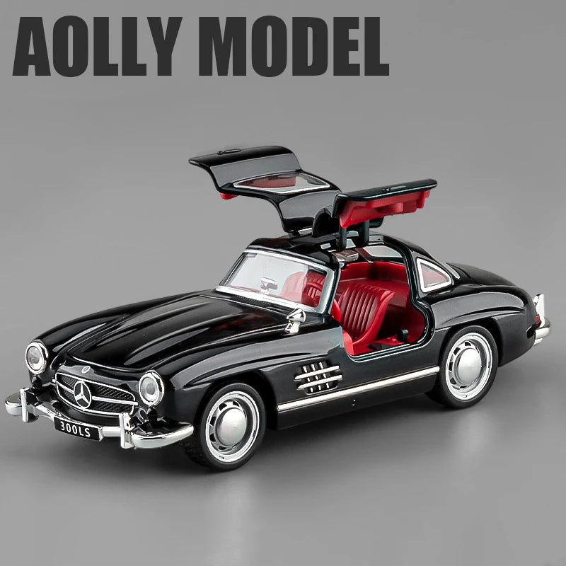 1/32 Scale High Quality Metal Model Car - Sound and Light Collectible Luxury Model 