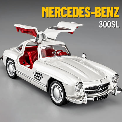 1/32 Scale High Quality Metal Model Car - Sound and Light Collectible Luxury Model 