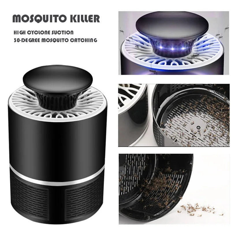 LED Lighted Electric Fly and Pest Catcher-ABS Material with USB Input 